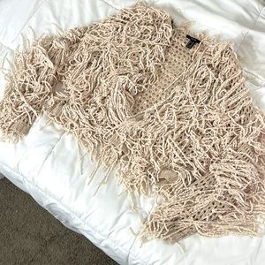 Fringe Beige Jacket